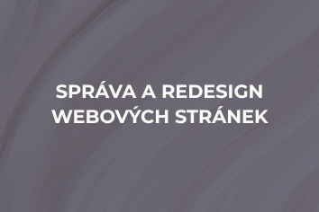 Správa a redesign webových stránek